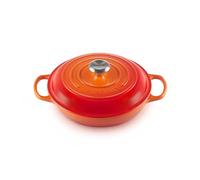 Le Creuset Tegame basso Evolution in ghisa vetrificata, Rotondo, diameter 26 cm, Arancione, 21180260902430