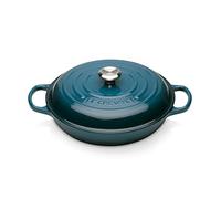 Le Creuset Tegame basso Evolution in ghisa vetrificata, Rotondo, diameter 26 cm, Deep Teal, 21180266422430