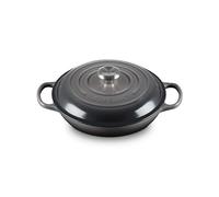 Le Creuset Tegame basso Evolution in ghisa vetrificata, Rotondo, diameter 26 cm, Flint, 21180264442430