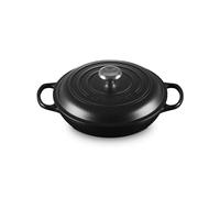Le Creuset Tegame basso Evolution in ghisa vetrificata, Rotondo, diameter 26 cm, Nero Mat, 21180260002430