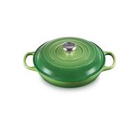 Le Creuset Tegame basso Evolution in ghisa vetrificata, Rotondo, diameter 26 cm, Verde bambù, 21180264082430