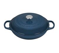 Le Creuset Tegame basso Evolution in ghisa vetrificata, Rotondo, diameter 30 cm, 3.2 l, Deep Teal, 21180306422430