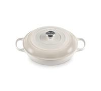 Le Creuset Tegame basso Evolution in ghisa vetrificata, Rotondo, diameter 30 cm, 3.2 l, Meringue, 21180307164430