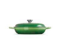Le Creuset Tegame basso Evolution in ghisa vetrificata, Rotondo, diameter 30 cm, Verde bambù, 21180304082430