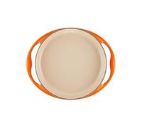 Le Creuset Teglia per torte, Rotonda, diameter 28 cm, Adatta a Tutte le Fonti di Calore incl. Induzione, Arancio, 20129280902460