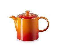 Le Creuset Teiera alta in Gres Vetrificato, 1.3 litri, per 4 Tazze, Arancio, 80703130900003