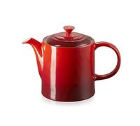 Le Creuset Teiera alta in Gres Vetrificato, 1.3 litri, per 4 Tazze, Ciliegia, 80703130600003