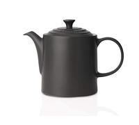 Le Creuset Teiera alta in Gres Vetrificato, 1.3 litri, per 4 Tazze, Nero, 70703130000000