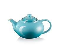 Le Creuset Teiera Classic in Gres Vetrificato, 1.3 litri, per 3 e 4 Tazze, Blu Caribe, 80702131700003
