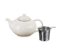 Le Creuset Teiera in gres con infusore in acciaio inossidabile, 1,3 l, Meringue