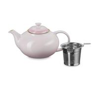 Le Creuset Teiera in gres con infusore in acciaio inossidabile, 1,3 l, Shell Pink