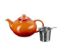 Le Creuset Teiera in gres con infusore in acciaio inossidabile, 1,3 l, Volcanic