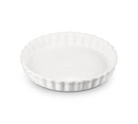 LE CREUSET Tortiera Rotonda Tradition in Gres 28 cm Bianco