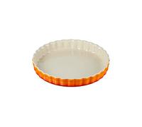 Le Creuset Tortiera Tradition rotonda in gres vetrificato, 28 cm, 2.1 L, Arancione, 71120280900001