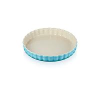 Le Creuset Tortiera Tradition rotonda in gres vetrificato, 28 cm, 2.1 L, Blu Caribe, 71120281700001