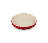Le Creuset Tortiera Tradition rotonda in gres vetrificato, 28 cm, 2.1 L, Ciliegia, 71120280600001
