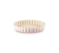 Le Creuset Tortiera Tradition rotonda in gres vetrificato, 28 cm, 2.1 L, Rosa Shell Pink, 71120287770001