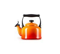 Le Creuset Tradition Bollitore, Capacità 2.1 L, 2.2 Qt, Acciaio Smaltato,Manico in Fenolo, Arancione, 92000800090000