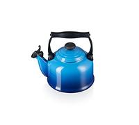 Le Creuset Tradition Bollitore, Capacità 2.1 L, 2.2 Qt, Acciaio Smaltato,Manico in Fenolo, Azure, 40102022200000