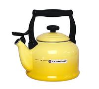 Le Creuset Tradition Bollitore, Capacità 2.1 L , 2.2 Qt, Acciaio Smaltato,Manico in Fenolo, Giallo, 92000800516000