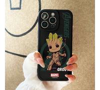 Le custodie per telefono Marvel con i personaggi di Spider-Man, Hulk, Iron Man, Captain America e Groot sono compatibili con iPhone 17/17 Pro Max/16/17 Pro/15/14/16 Plus/17 Air/IP 13/15 Pro/12/11/15 P