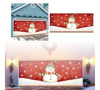 Le decorazioni natalizie per esterni diffondono la felicità natalizia con uno splendido striscione da garage The Festive in your Home!(C, 400 x 180 cm)