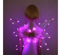 le delle fate - LED Wings Light up Wings | Costume da fata madrina di Halloween, luci delle Cosplay per la festa di Halloween Cosplay, di farfalla per bambini