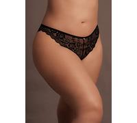 LE DÉSIR ZOÉ - BRAGUITAS CON ABERTURA Y TRANSPARENCIAS - NEGRO