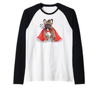 Le Devil Pug Maglia con Maniche Raglan