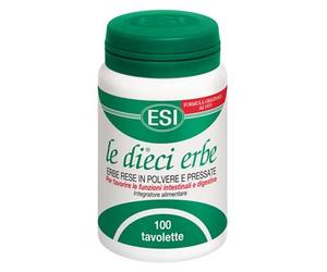 Le Dieci Erbe - Integratore per il benessere dell'intestino - 100 tavolette