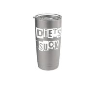 Le diete succhiano Bicchiere termico in acciaio inox doppia parete