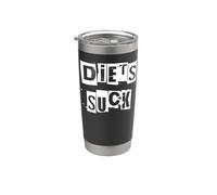 Le diete succhiano Bicchiere termico in acciaio inox doppia parete
