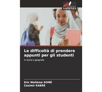 Le difficoltà di prendere appunti per gli studenti: in storia e geografia