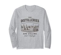 Le distillerie Stanno chiamando e Devo Andare (Whisky) Maglia a Manica