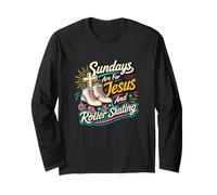 Le domeniche Colorate dei Pattinatori a rotelle cristiani Sono per Gesù e Maglia a Manica