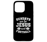 Le domeniche sono per Gesù e Football USA Custodia per iPhone 15 Pro Max