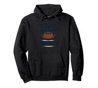 Le domeniche Sono per Il Calcio Felpa con Cappuccio, Unisex per Adulti, Nero, M