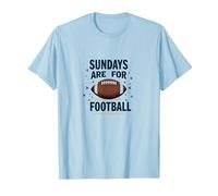Le domeniche Sono per Il Calcio Maglietta, Uomo, Celeste, S