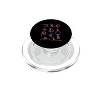 Le donne afroamericane Yoga pone la meditazione Juneteenth PopSockets PopGrip per MagSafe