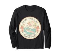 Le Donne cè Terapia per Il Resto cè Surf Ragazza Carina Maglia a Manica