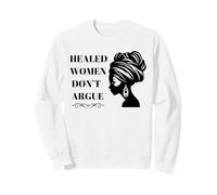 Le Donne guarite Non discutono l'empowerment del Benessere emotivo Felpa