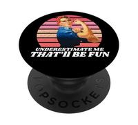 Le donne mi sottovalutano che sarà divertente, sottovalutami PopSockets PopGrip Adesivo
