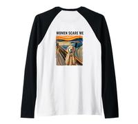 Le donne mi spaventano divertente Maglia con Maniche Raglan