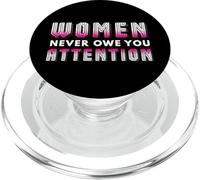 Le donne non hanno mai avuto attenzione sbiadito rosa PopSockets PopGrip per MagSafe