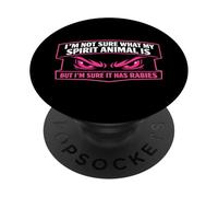 Le donne non sono sicure di quale sia il mio animale spirituale, ma ha la rabbia PopSockets PopGrip Adesivo