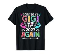 Le Donne Presto saranno Gigi Again Baby Annuncio Mom Maglietta