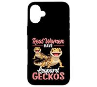 Le donne vere hanno gechi leopardati Custodia per iPhone 16 Plus