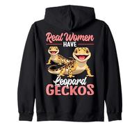 Le Donne Vere Hanno gechi leopardati Felpa con Cappuccio