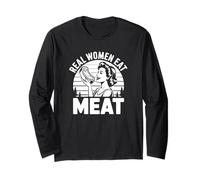 Le Donne Vere mangiano Carne Maglia a Manica
