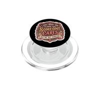 Le donne vogliono solo che tu sappia che qualcuno non si preoccupa di me Gag floreale PopSockets PopGrip per MagSafe